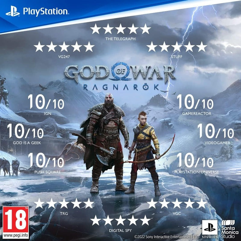 GOD of War Ragnarok Standard Anglais Playstation 4