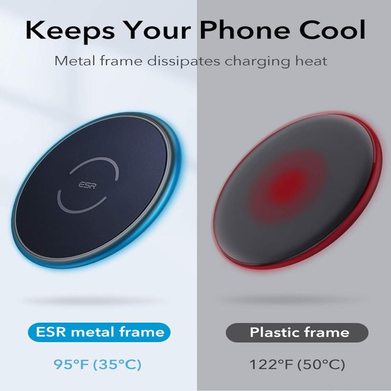 ESR HALOLOCK MAGNETIC WIRELESS CHARGER FAST & SAFE