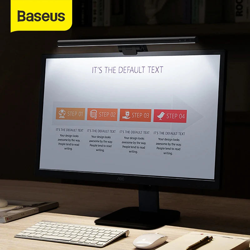 Baseus Screen LED Bar Desk Lamp PC Computer Laptop Screen Hanging