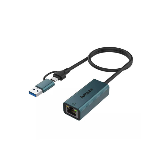 Amaze A425 USB 3.0 + Type C Ethernet Adapter