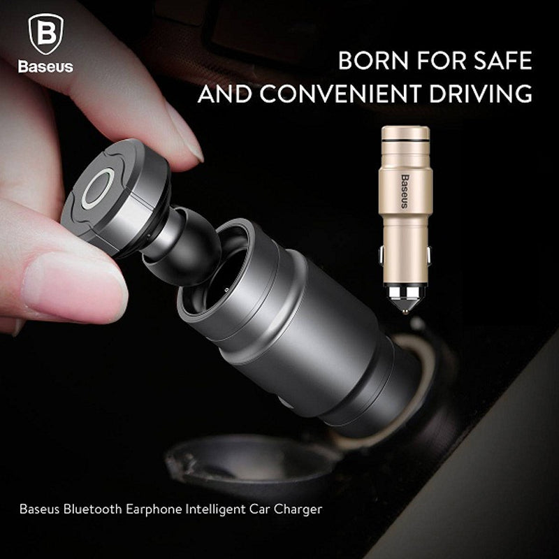 Earphone Intelligent Car Charger 2 in 1 Wireless Car 