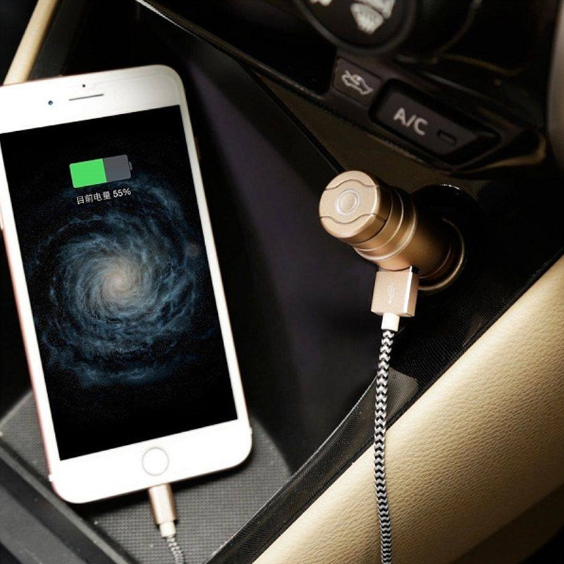 Earphone Intelligent Car Charger 2 in 1 Wireless Car 