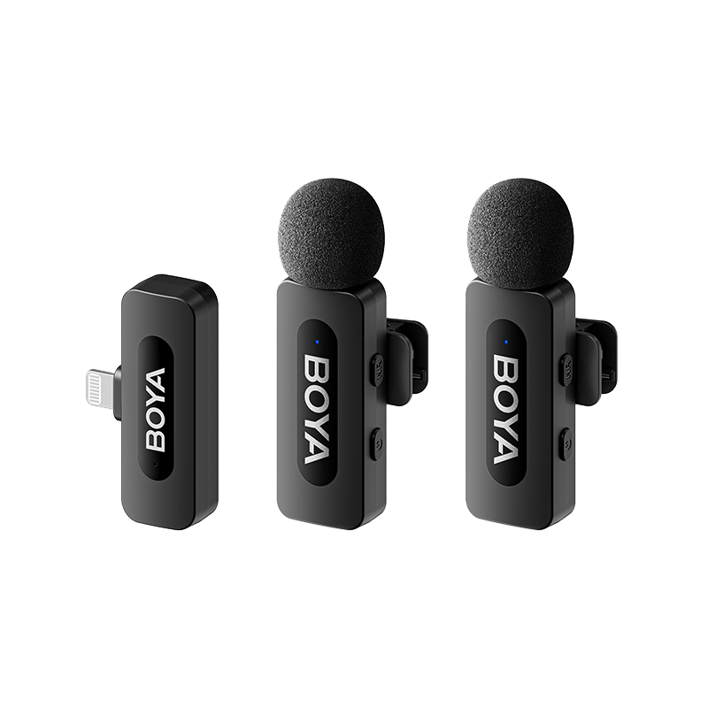 BOYA BY-V2 dual person wireless microphone system