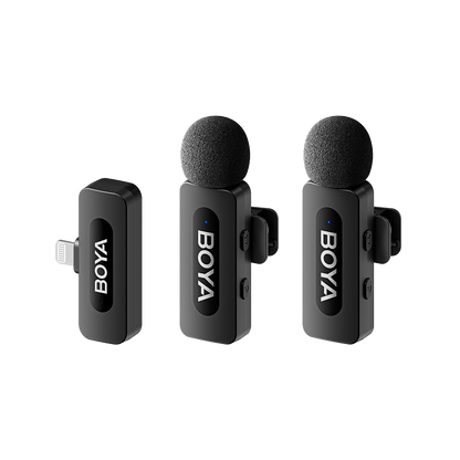BOYA BY-V2 dual person wireless microphone system