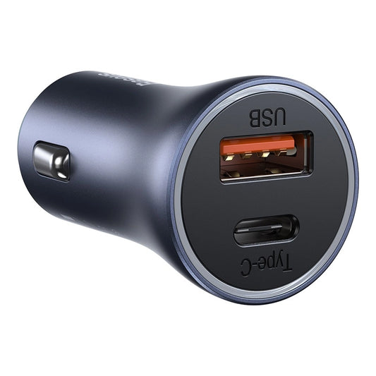 Baseus Car Charger U+C 40w Set Dual Port