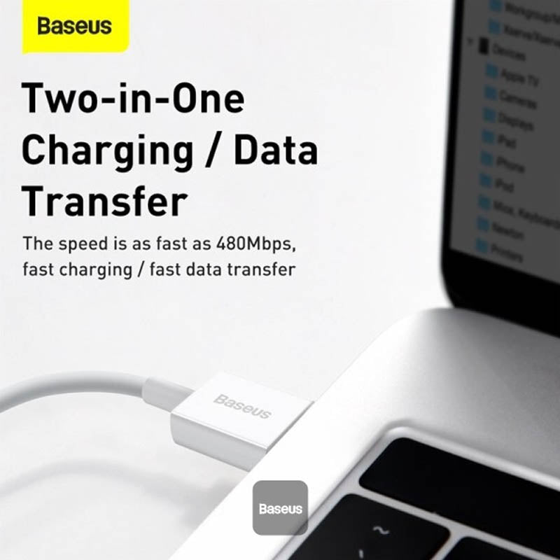 Baseus Superior Series USB to Lightning-Fast Charging Cable Data Transfer 2.4A 