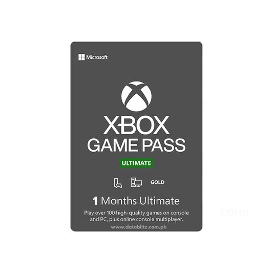 Xbox/PC Game Pass Ultimate: 1 Month Membership (Old Account) (Digital Code)