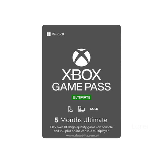 Xbox/PC Game Pass Ultimate: 5 Months Membership (Old Account) (Digital Code)