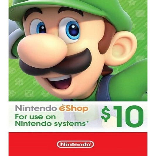 Nintendo Switch Gift Card US $10