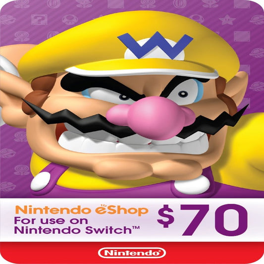 Nintendo Switch Gift Card US $70