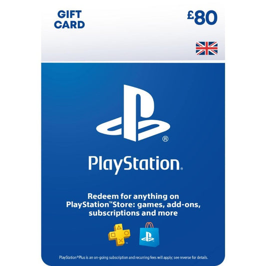 Playstation Gift Cards UK £80