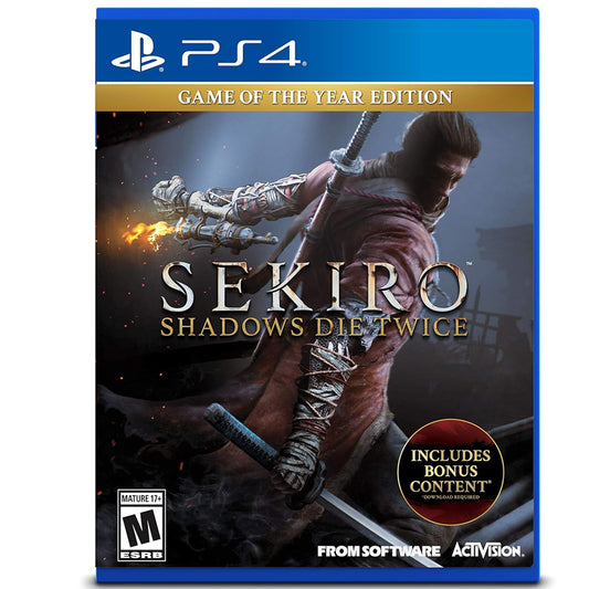 Sekiro Shadows Die Twice - PlayStation 4