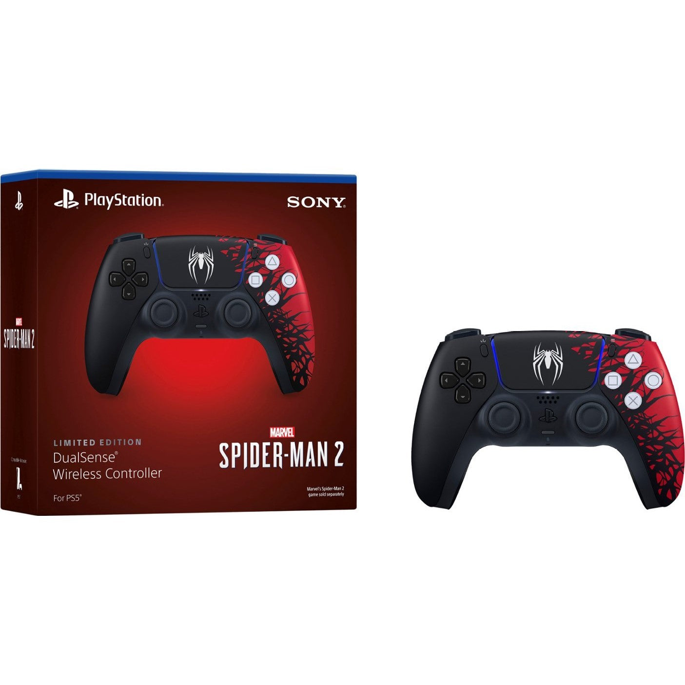 Sony PlayStation 5 DualSense Wireless Controller Marvel’s Spider-Man 2