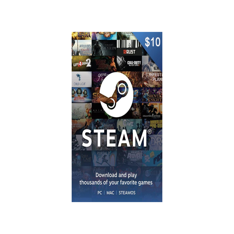 Steam Gift Card US $10