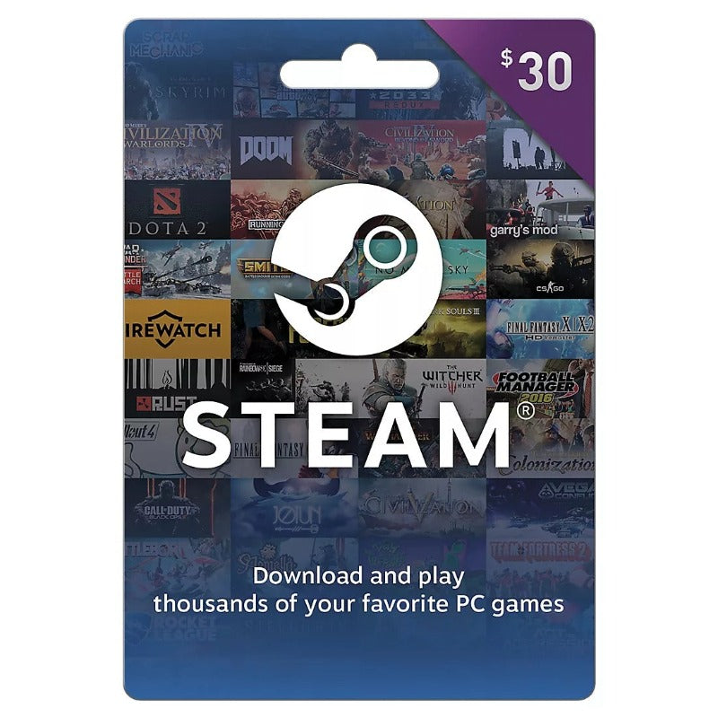 Steam Gift Card US $30