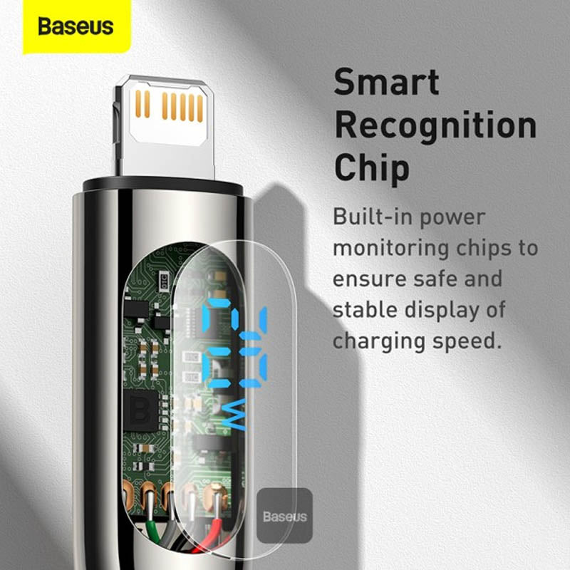 Baseus Display Fast Charging Data Cable Type-C to IP