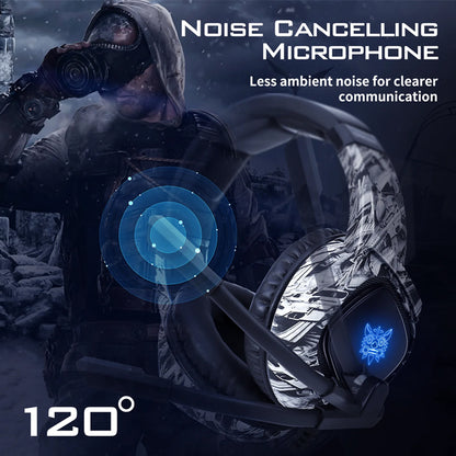 Onikuma,Onikuma Gaming Headphone,Onikuma K19,Professional Gaming Headphone,Headphone,Gaming Headphone,Gaming Accessories,RGB LED Backlight,Ideal Shop