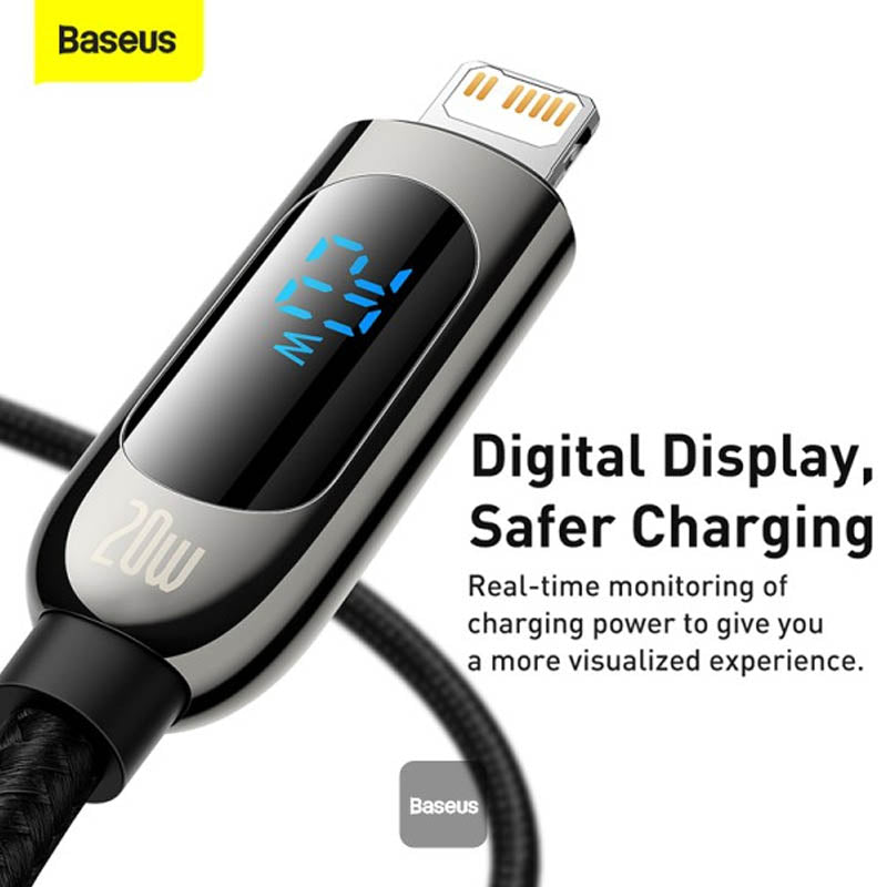 Baseus Display Fast Charging Data Cable Type-C to IP