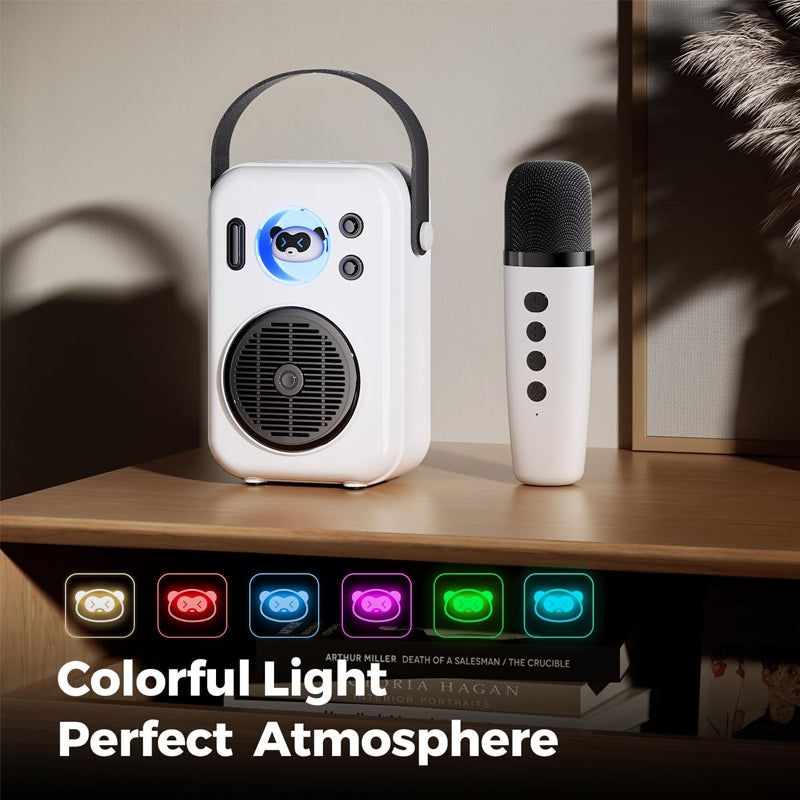 HI SINGING SOUNDPEATS - KARAOKE SPEAKER + MIC WITH COLORFUL LIGHTS