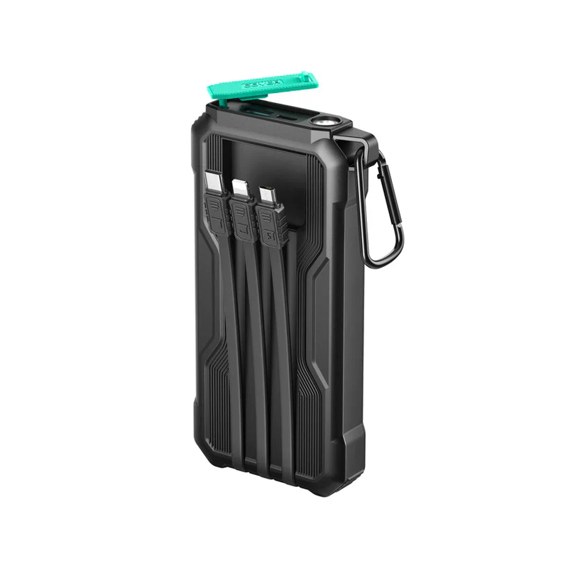 JOYROOM 10000MAH OUTDOOR POWER BANK WITH 3 BUILT IN CABLES