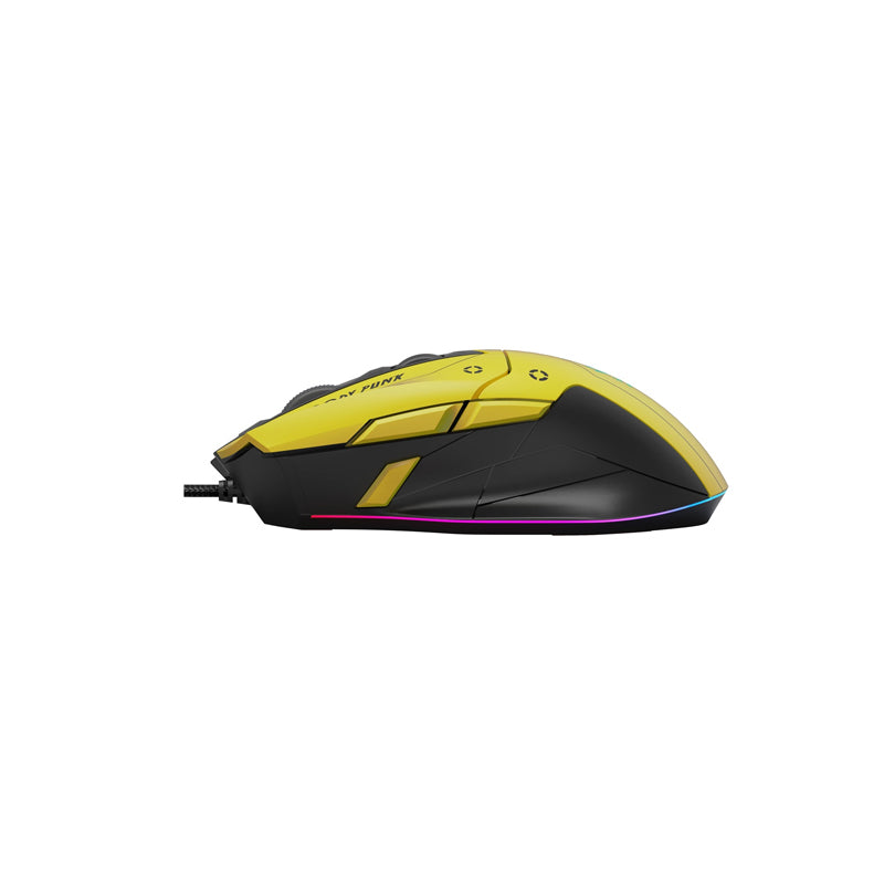 A4tech Bloody W70 Max 10,000 CPI RGB Gaming Mouse (Punk Yellow) CyberPunk Edition