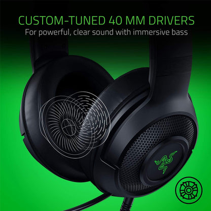 Razer Kraken X USB Ultralight Gaming Headset: 7.1 Surround Sound
