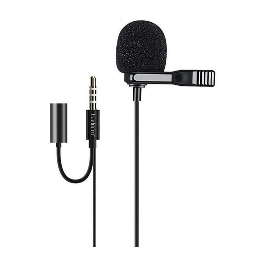 EARLDOM MINI MICROPHONE 3.5MM JACK WITH CLIP E38