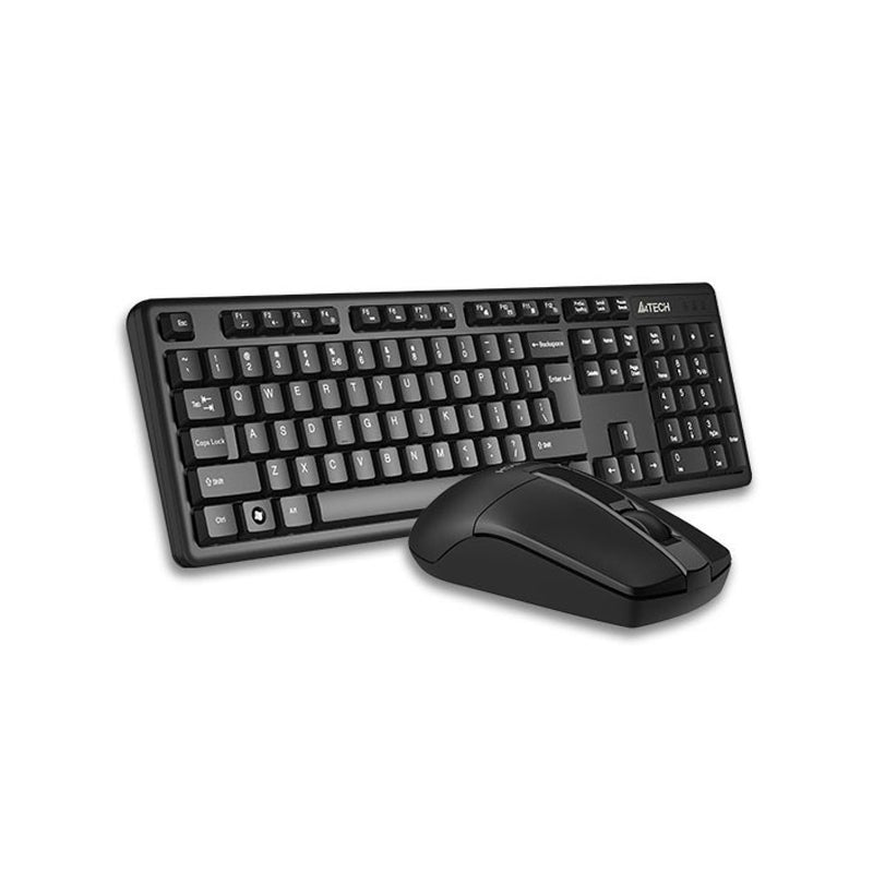 A4Tech 3330N | 3330NS Wireless Desktop - Black - Keyboard & Mouse