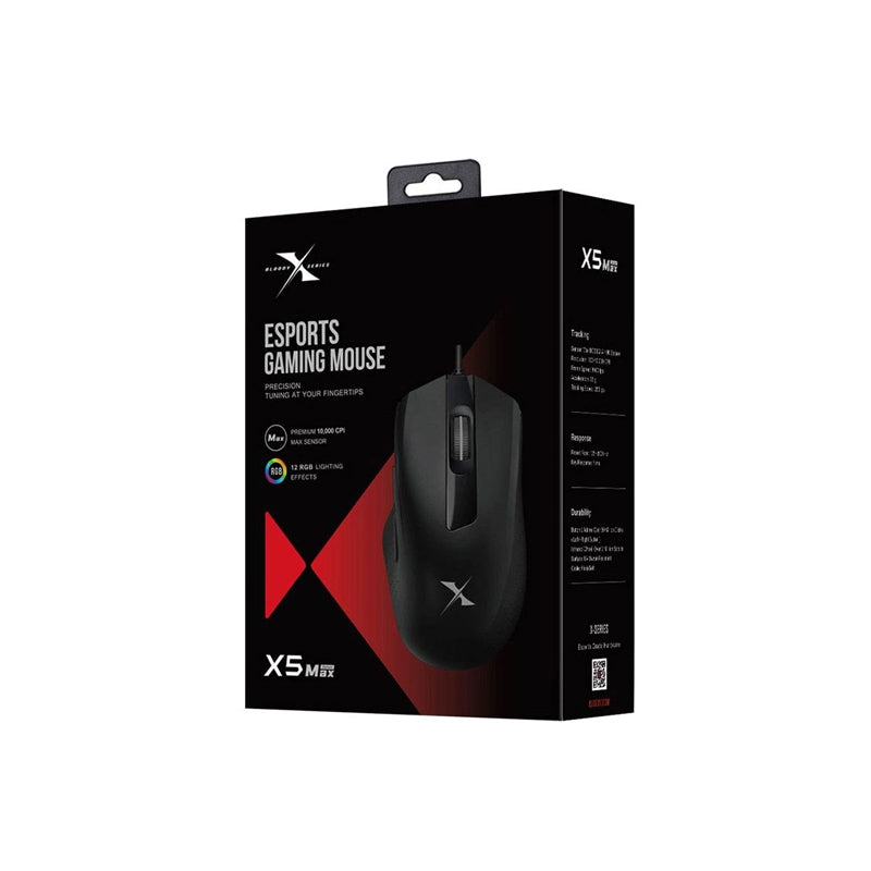 X5 Max | Bloody Gaming Mouse (Stone Black)