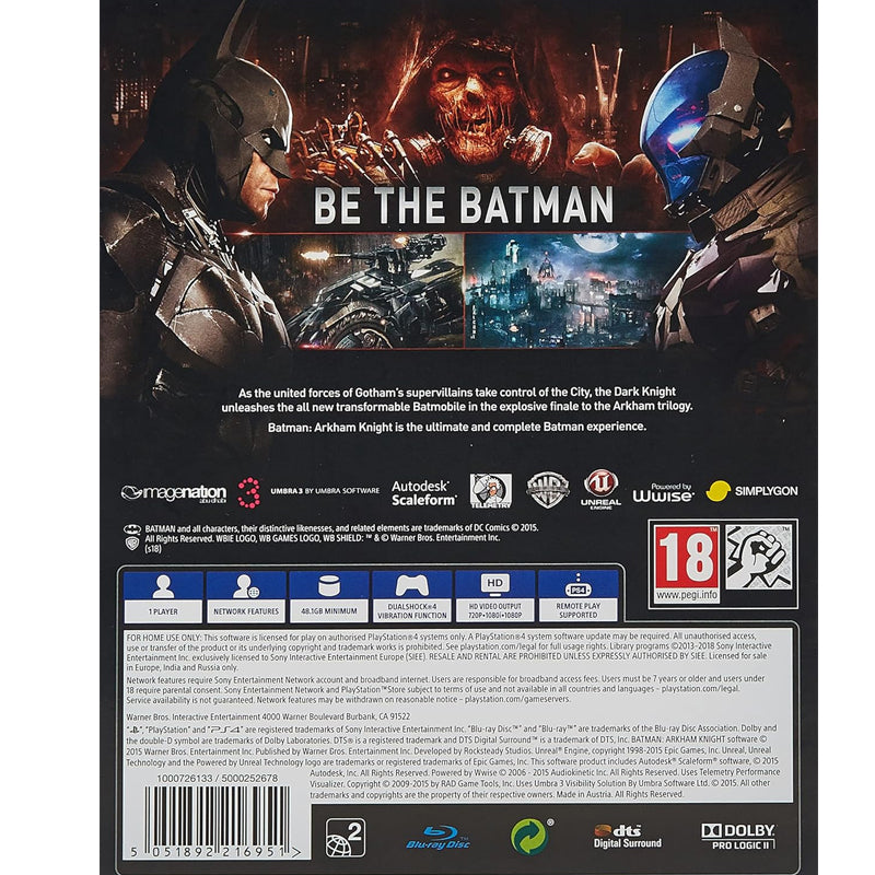 Batman: Arkham Knight - PS4