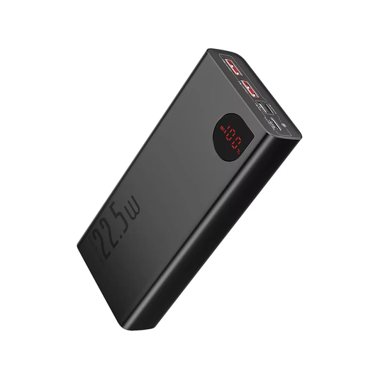 Baseus Adaman Metal Quick Charge Power Bank 20000mAh 22.5W - Black