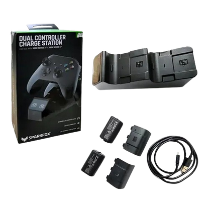 SparkFox XBOX Series X|SSparkFox XBOX,xbox,xbox series x,xbox series s, xbox controller,xbox series x controller,xbox series s controller,SparkFox xbox series s,SparkFox xbox series x, Dual Charging Station,Ideal Shop
