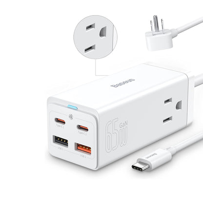Baseus Desktop Power strip 2AC+2U+2C 65W