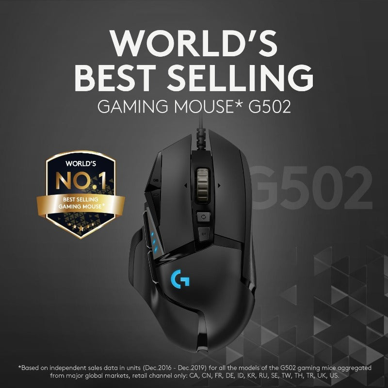 LOGITECH G502 HERO GAMING MOUSE