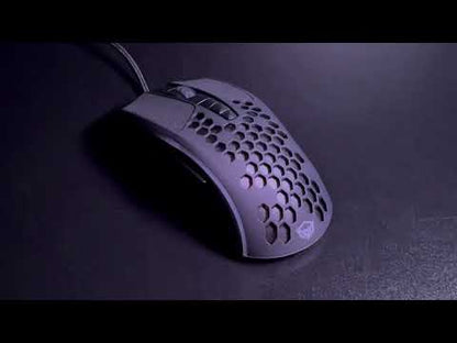 MEETION GM015 LIGHTWEIGHT RGB BACKLIGHT HONEYCOMB STYLED GAMING MOUSE