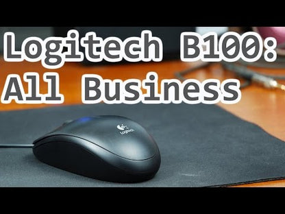 LOGITECH B100 OPTICAL WIRED CORDED MOUSE