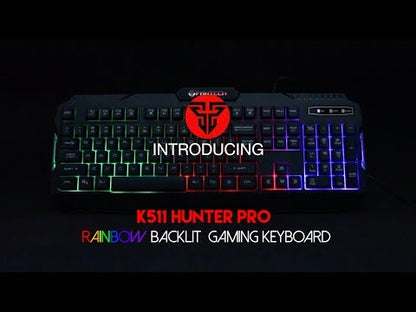 Fantech K511  Hunter Pro RGB Backlit Gaming Keyboard