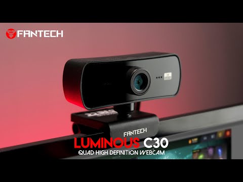 FANTECH C30 LUMINOUS WEBCAM 2K 1440p RESOLUTION