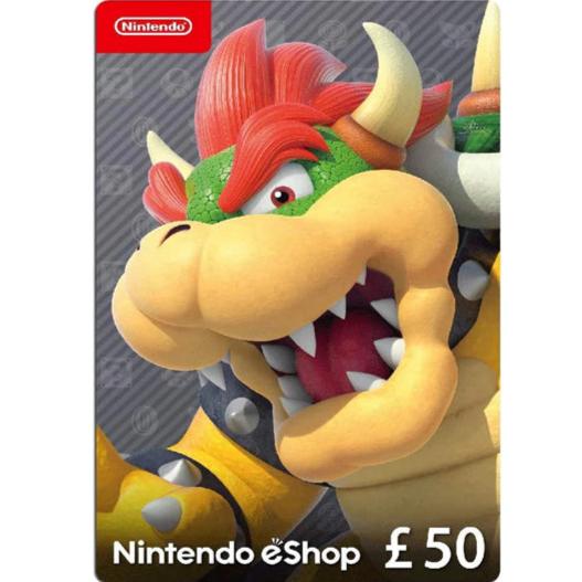 Nintendo Gift Card £50 (Digital Code)