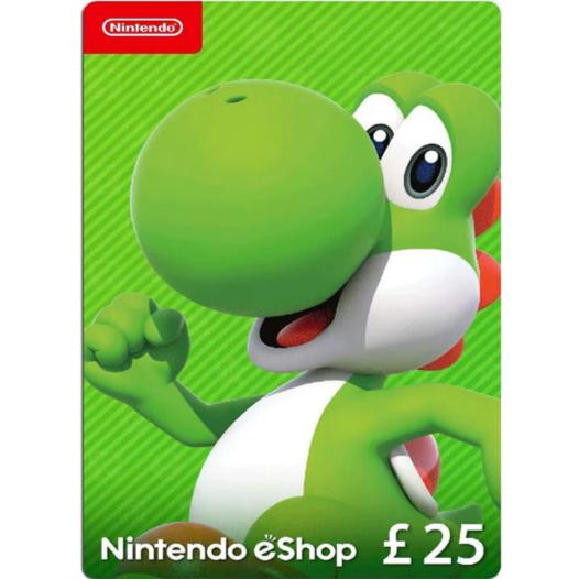 Nintendo Gift Card £25 (Digital Code)